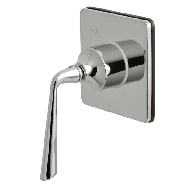 KS3041ZL Three-Way Diverter Valve W/Sgl-Handle & Square Plate, Chrome